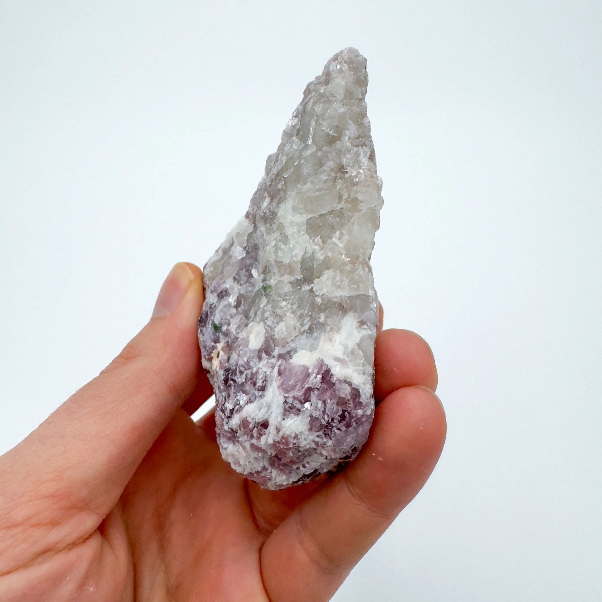 Lepidolite raw crystal from Brazil with Purple, Pink color, polished finish for mindful calm