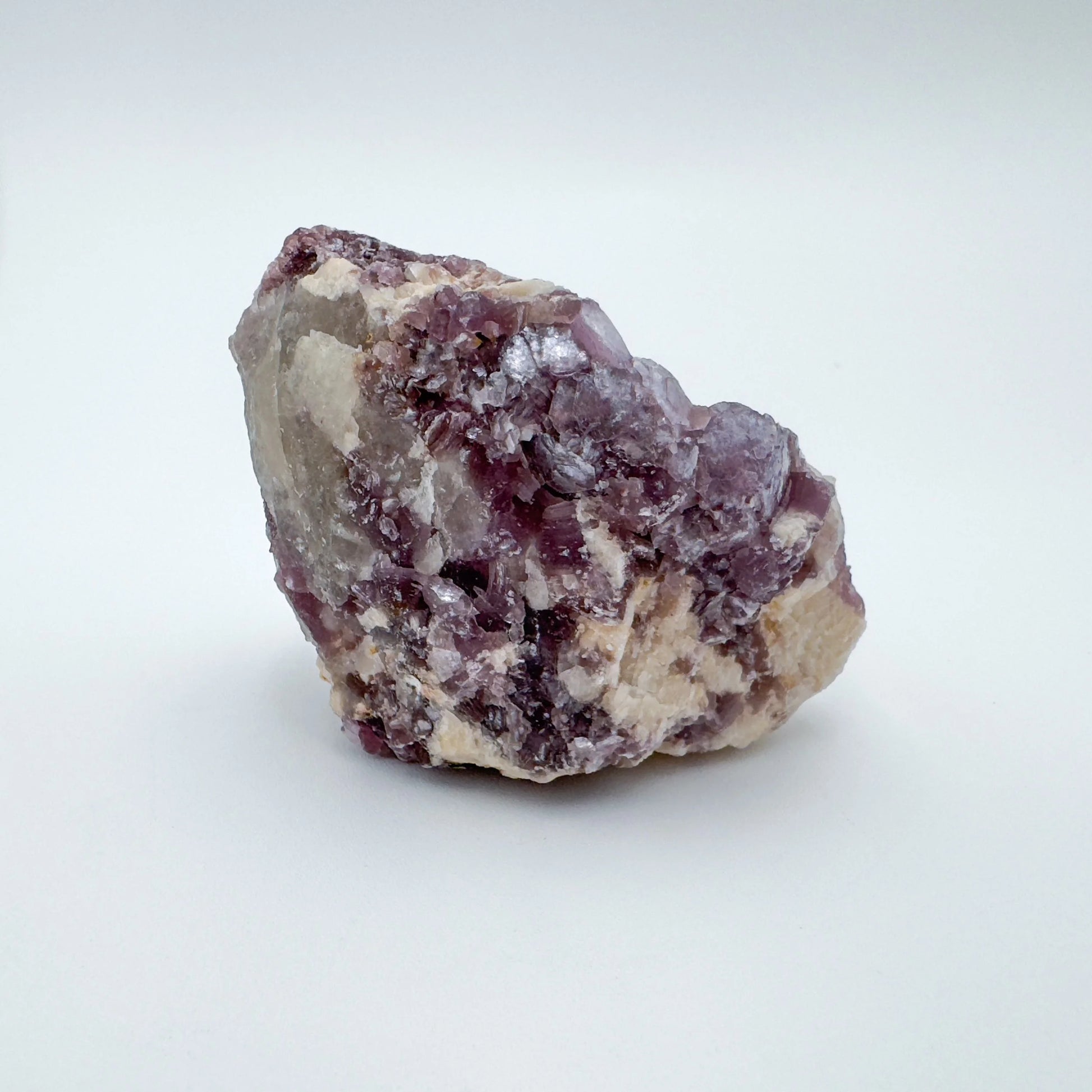 Lepidolite specimen in Purple, Pink tones, ethically sourced from Brazil for Emotional Healing and Stress Relief