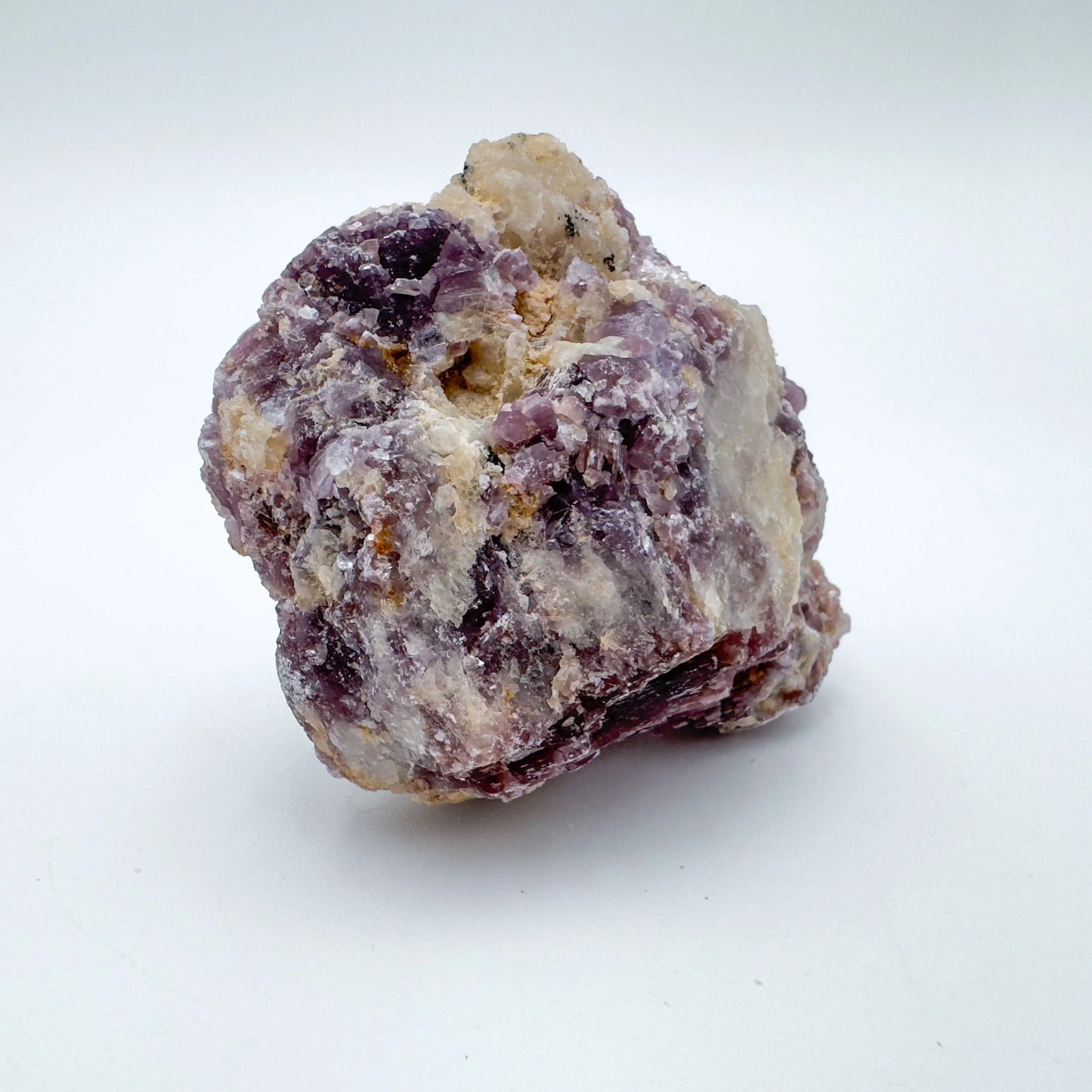 Opposite side of Grade AA Lepidolite specimen, often paired with practices around Stress Relief.