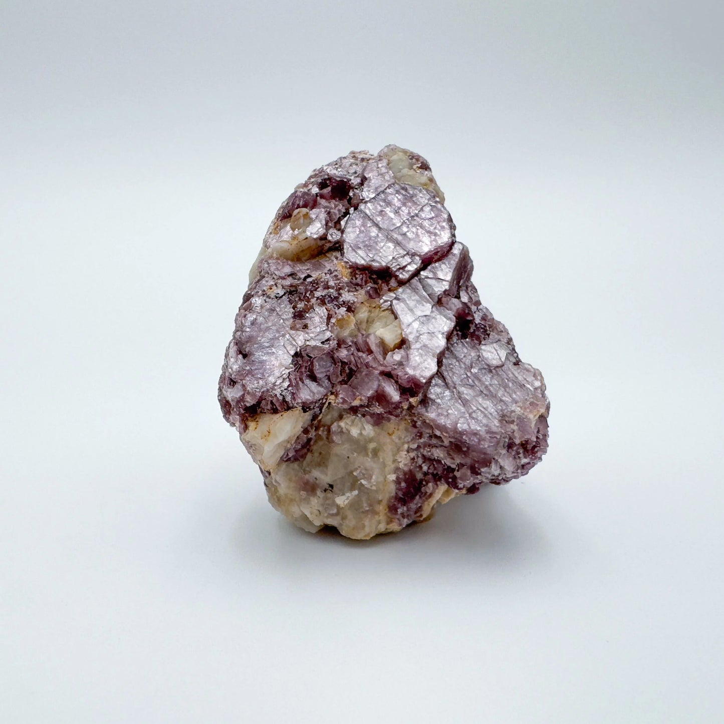 Detail capture of Lepidolite specimen, hand-selected from Minas Gerais, Brazil.