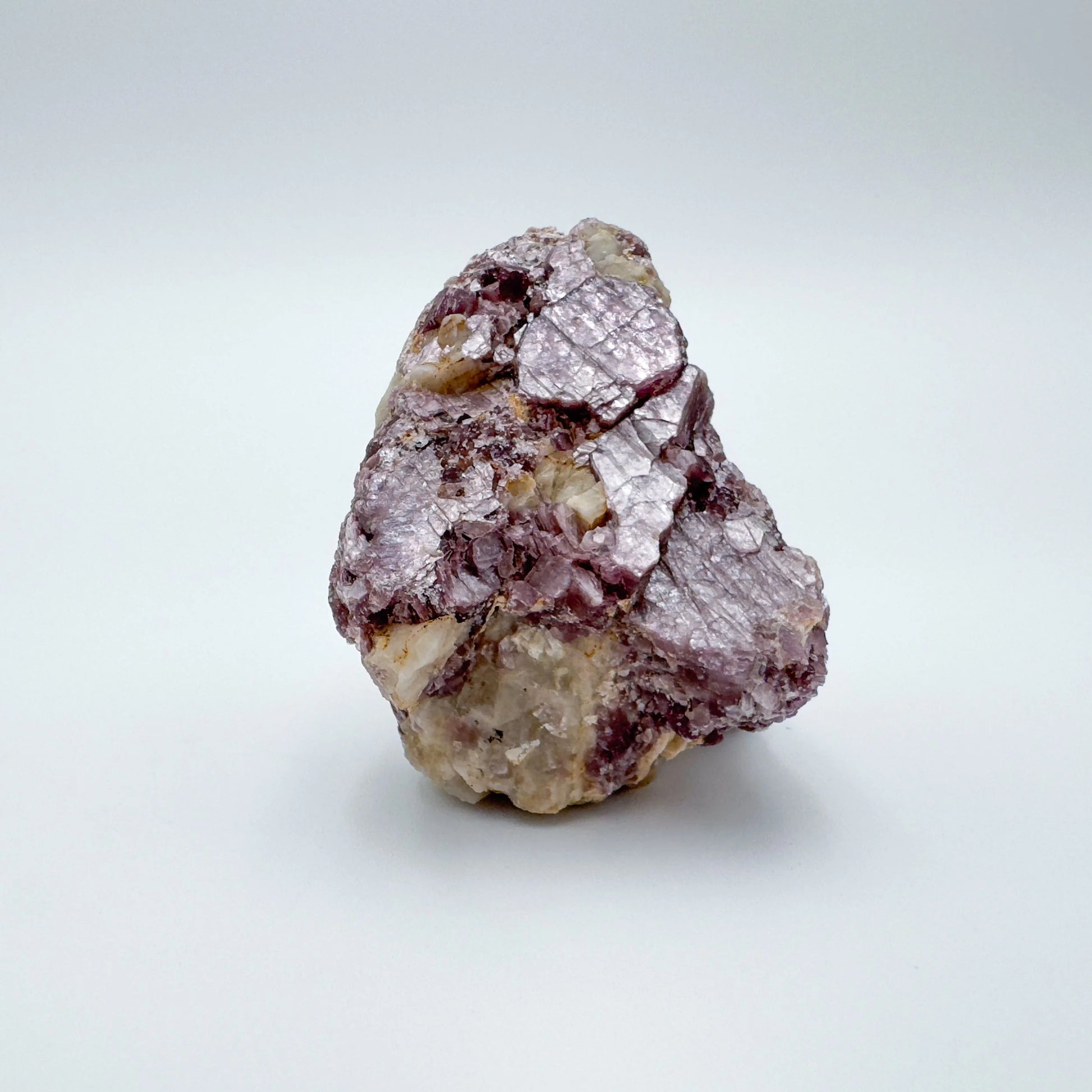 Detail capture of Lepidolite specimen, hand-selected from Minas Gerais, Brazil.