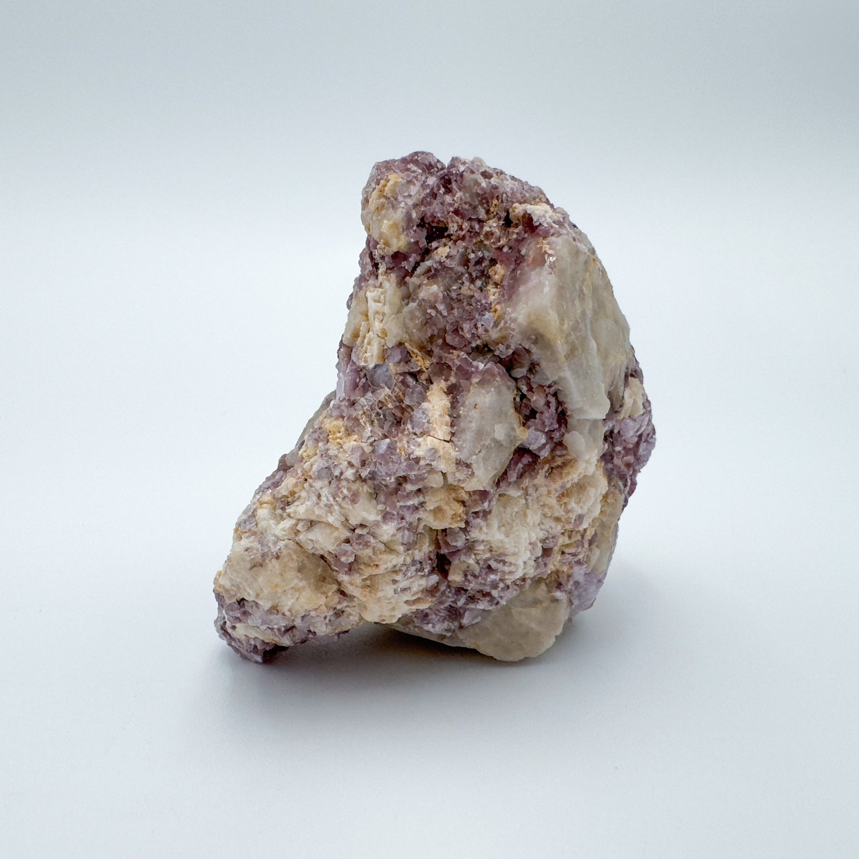 Aerial view of Lepidolite specimen, from Brazil.