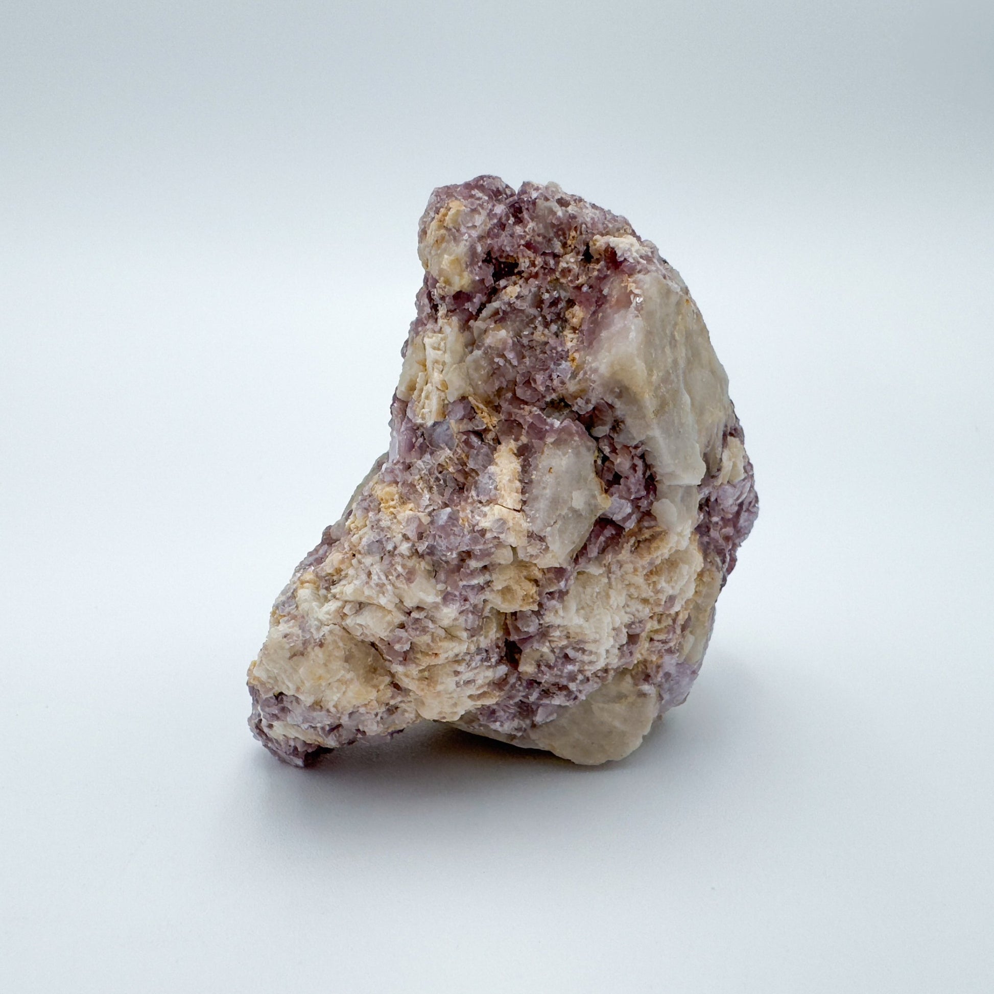 Aerial view of Lepidolite specimen, from Brazil.