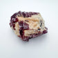 Close detail of purple Lepidolite specimen, from Minas Gerais, Brazil, showing natural texture.