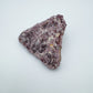 Magnified detail of Lepidolite specimen, showing characteristic color.
