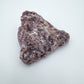 Side profile of Lepidolite specimen, associated with Stress Relief, sourced from Brazil.