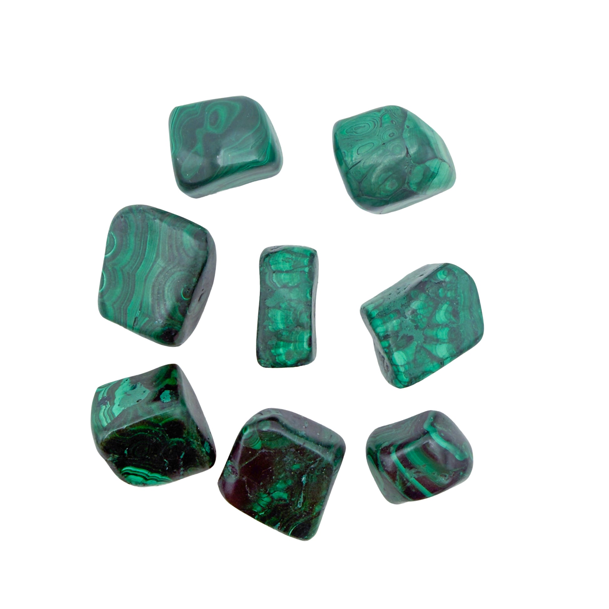 Malachite Hand Polished Stones from Haut-Katanga, Democratic Republic of the Congo, AA grade, photo 2 of 6