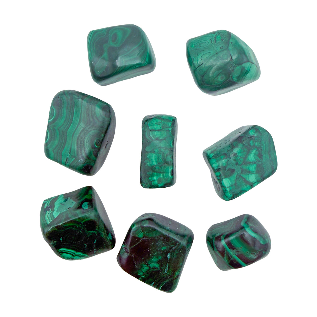 Malachite Hand Polished Stones from Haut-Katanga, Democratic Republic of the Congo, AA grade, photo 2 of 6