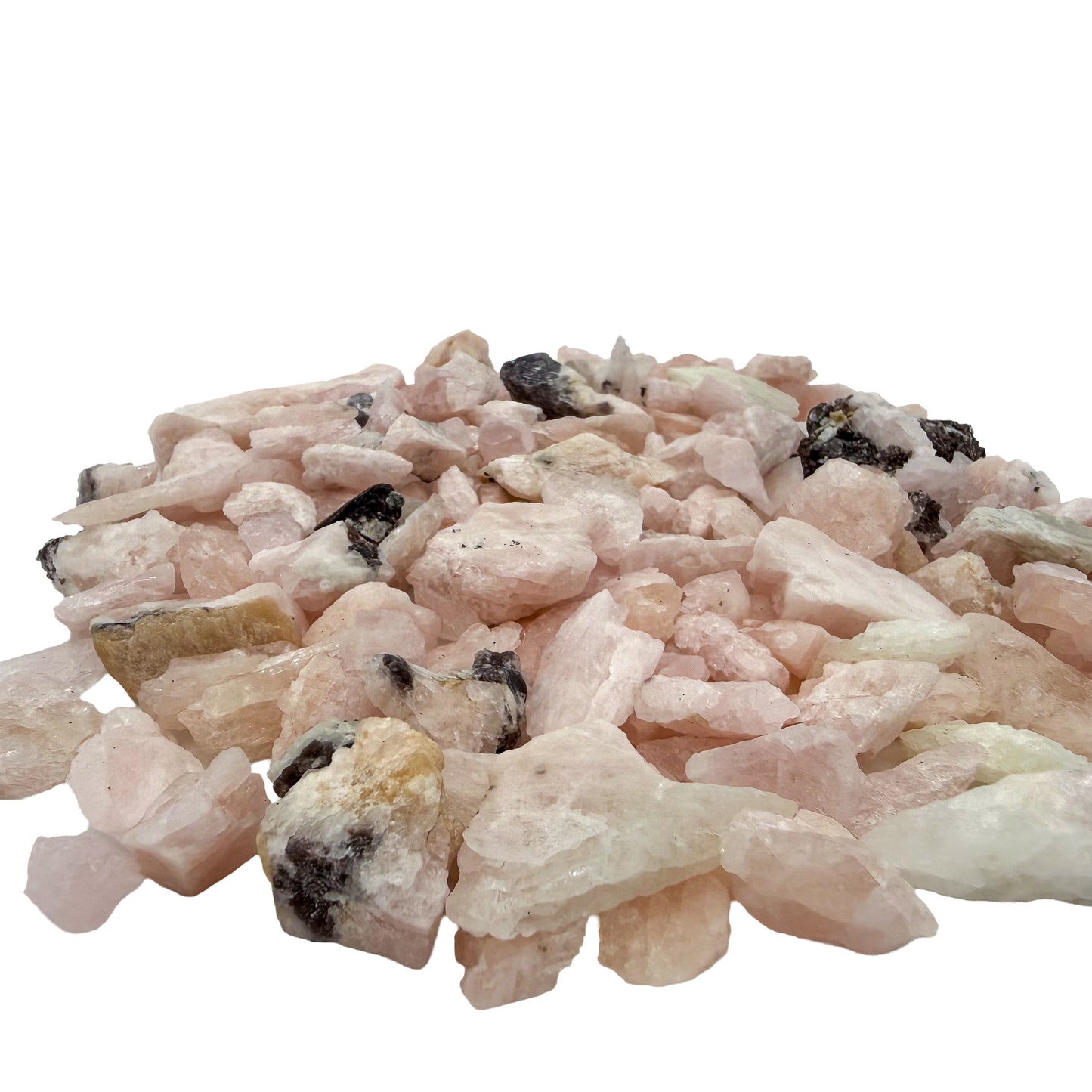 Morganite raw crystal AA grade from Brazil, 0.25 to 1.25 inch, view 2