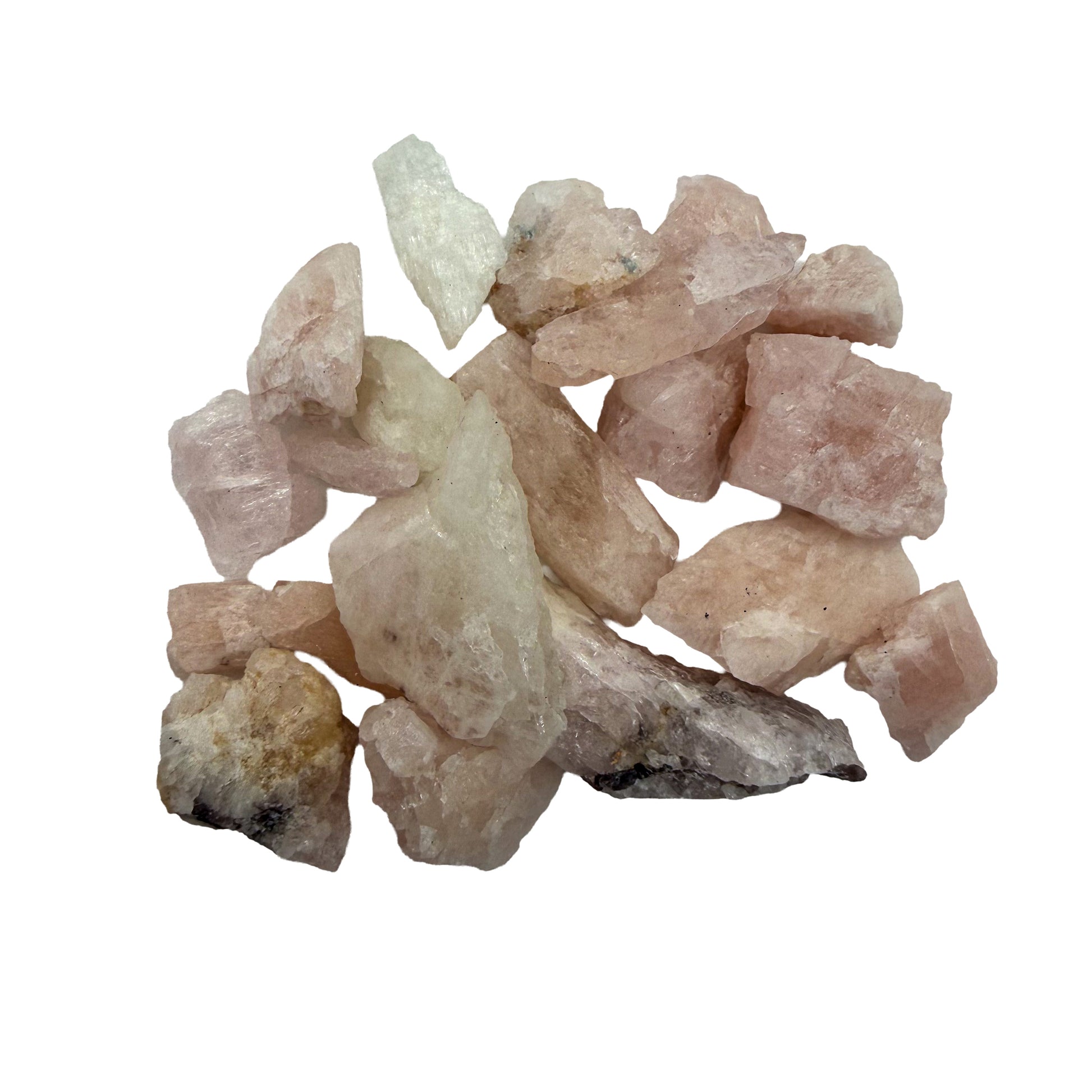 Morganite raw crystal AA grade from Brazil, 0.25 to 1.25 inch, view 4