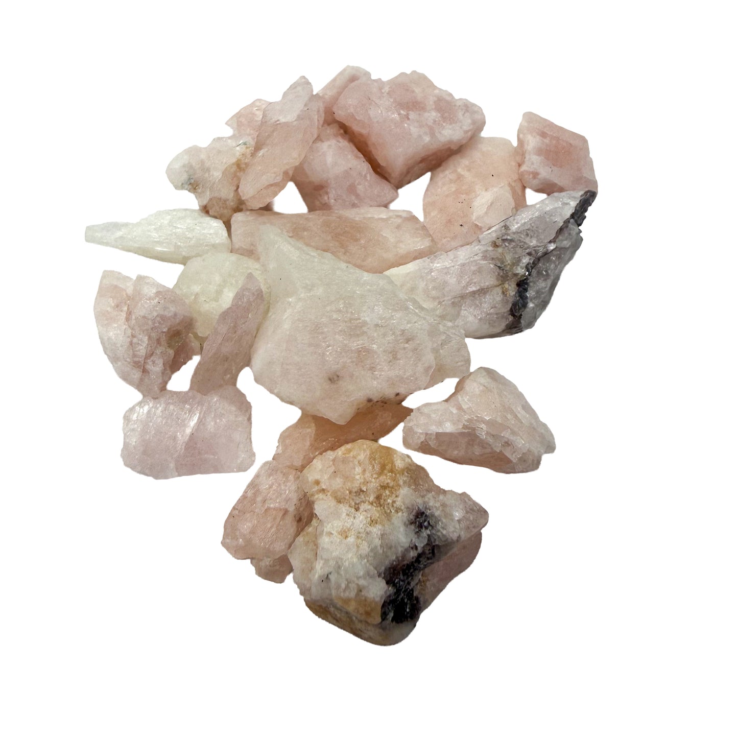 Morganite raw crystal AA grade from Brazil, 0.25 to 1.25 inch, view 5