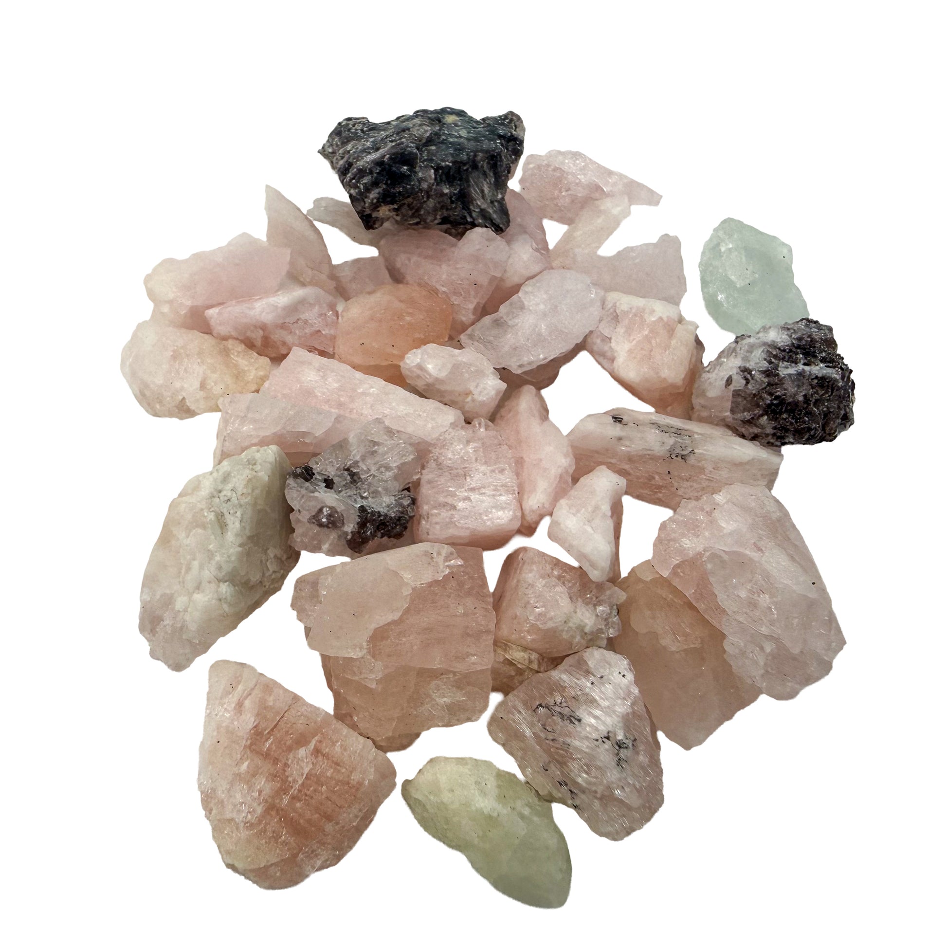 Morganite raw crystal AA grade from Brazil, 0.25 to 1.25 inch, view 6