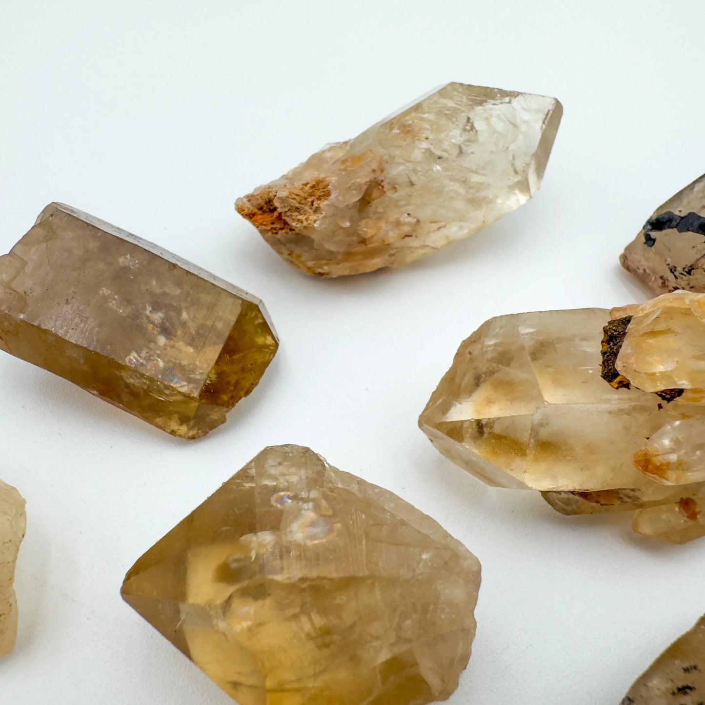 Lifestyle context of Natural Citrine stone, from Haut-Lomami, Democratic Republic of the Congo, with subtle natural color showing through.