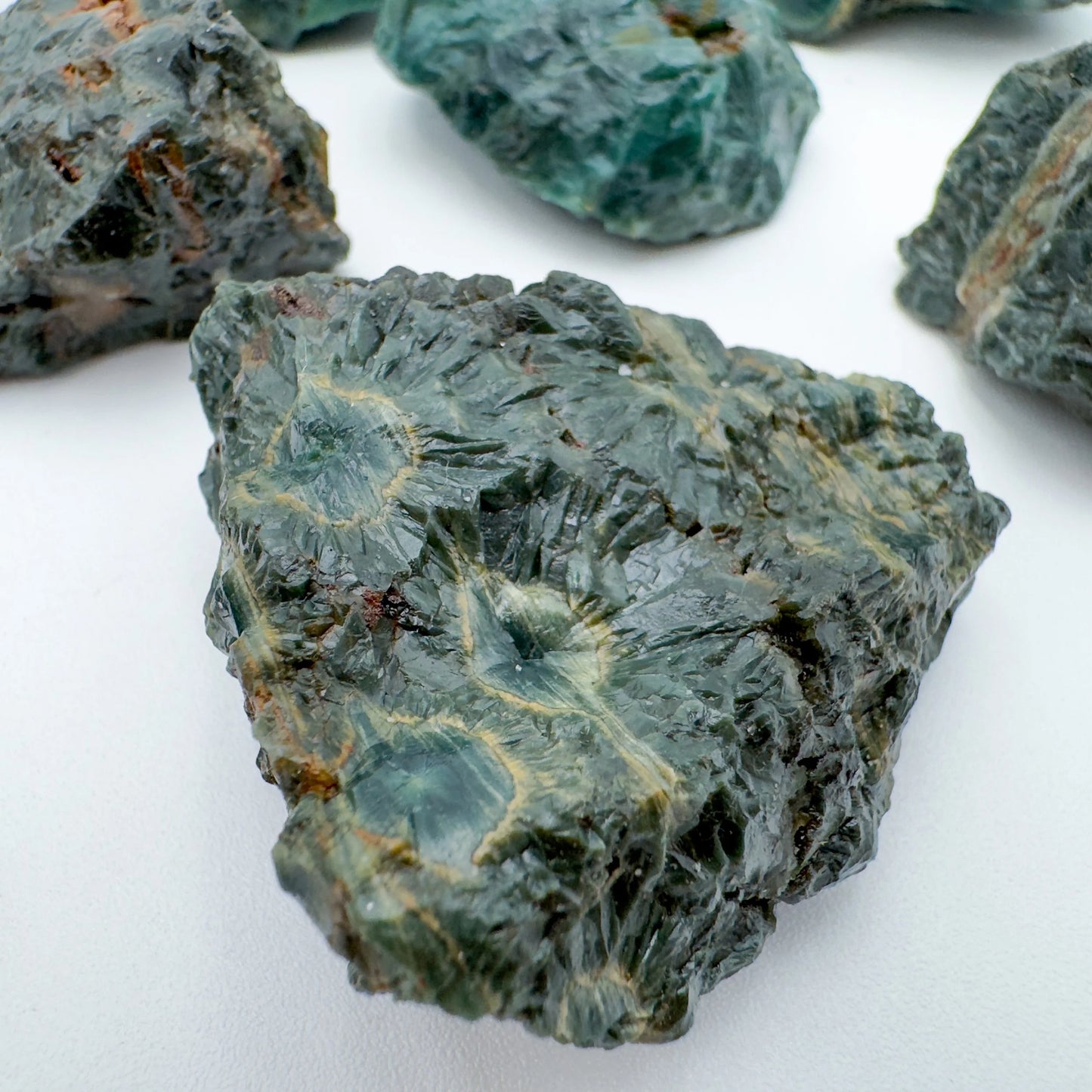 Bulk Ocean Jasper raw stones from Madagascar, Green, Pink stones for Emotional Healing