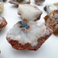 Bird's-eye view of Patagonia Agate raw stone, showing open form, traditionally used for Grounding.