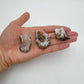 Back view of Grade A Patagonia Agate raw showing natural surface
