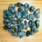 Detail of Emerald raw stone, sourced from Midlands Province, Zimbabwe.