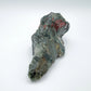 Back view of Grade AA Bloodstone specimen showing natural surface