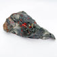 Detail shot of Grade AA Bloodstone specimen under natural light