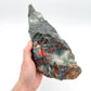 Full profile of Grade AA Bloodstone specimen ready to ship from Beyond Bohemian