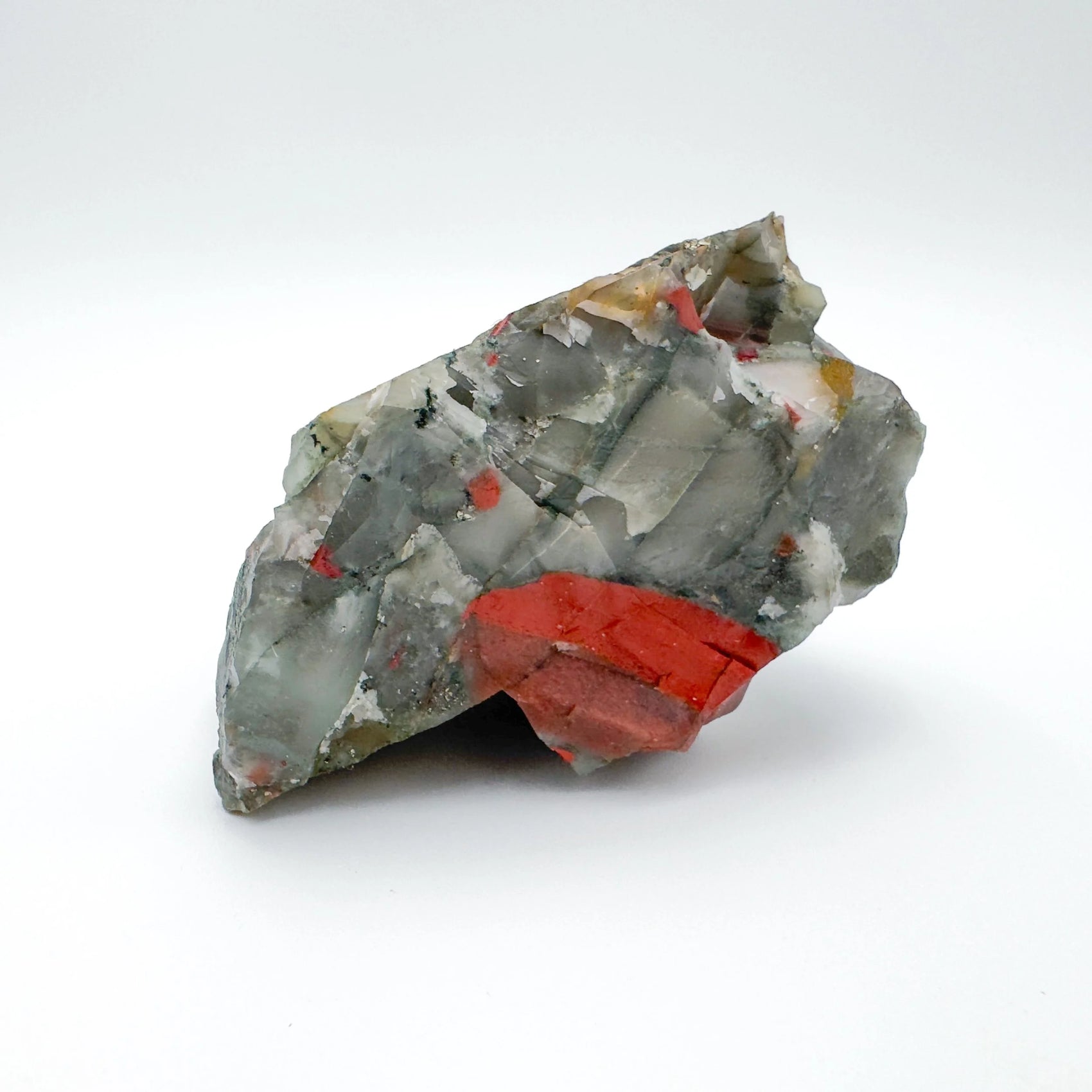 Opposite side of Bloodstone specimen, showing characteristic patterning.