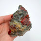 Back view of Grade AA Bloodstone specimen showing natural surface
