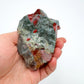 Detail shot of Grade AA Bloodstone specimen under natural light