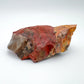 Bird's-eye view of Grade AA Bloodstone specimen, sourced from Hhohho, Eswatini, kept near for Energy.