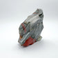 Close detail of Bloodstone specimen, sourced from Eswatini.