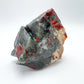 Top view of Bloodstone specimen, kept near for Energy, Eswatini-sourced.