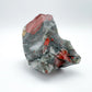 Back view of Grade AA Bloodstone specimen, from Hhohho, Eswatini, kept near for Energy and Protection.