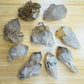 Edge view of Natural Citrine Raw specimen, often kept for Abundance and Manifestation, from Haut-Lomami.