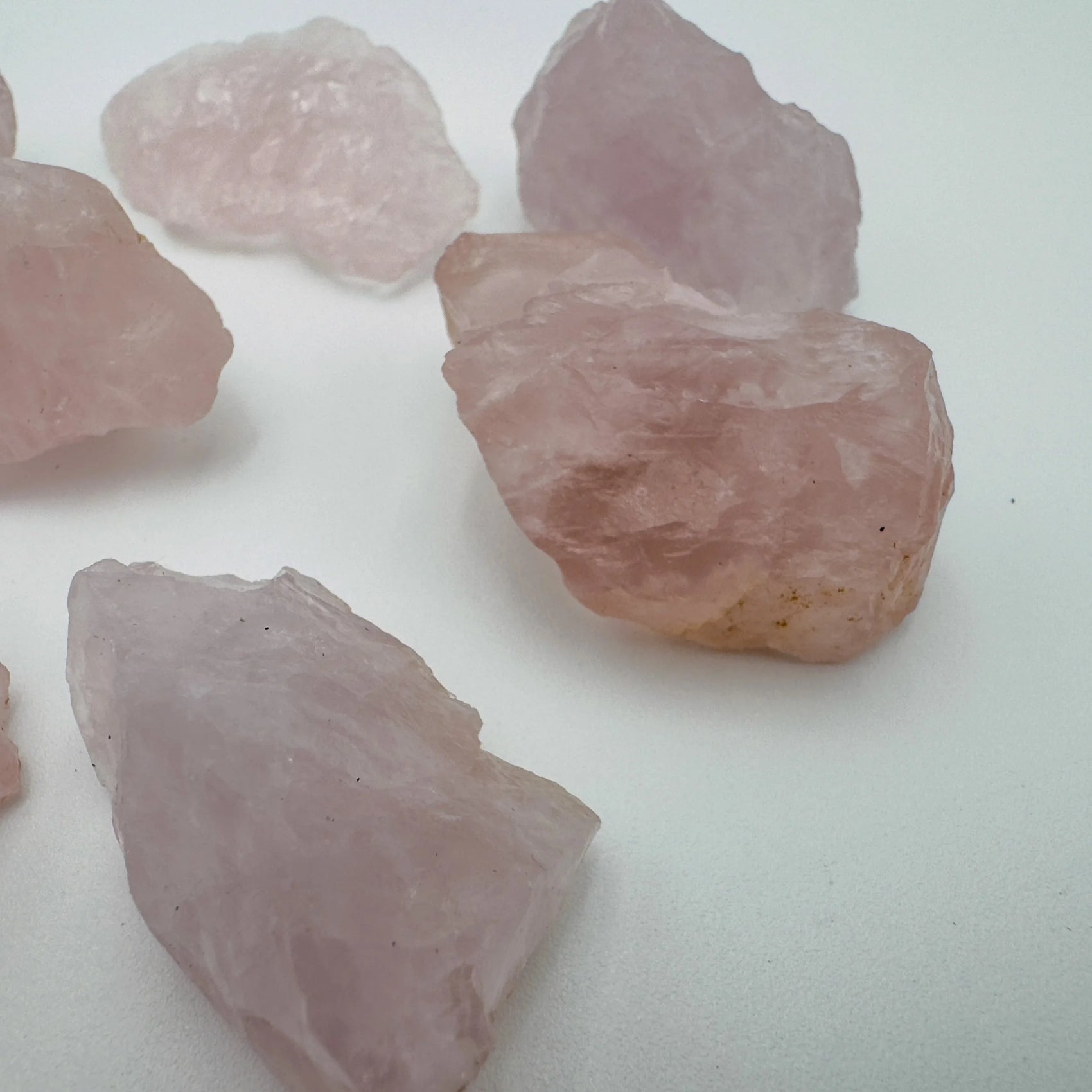 Bulk Rose Quartz raw crystals from Madagascar, Pink stones for Emotional Healing
