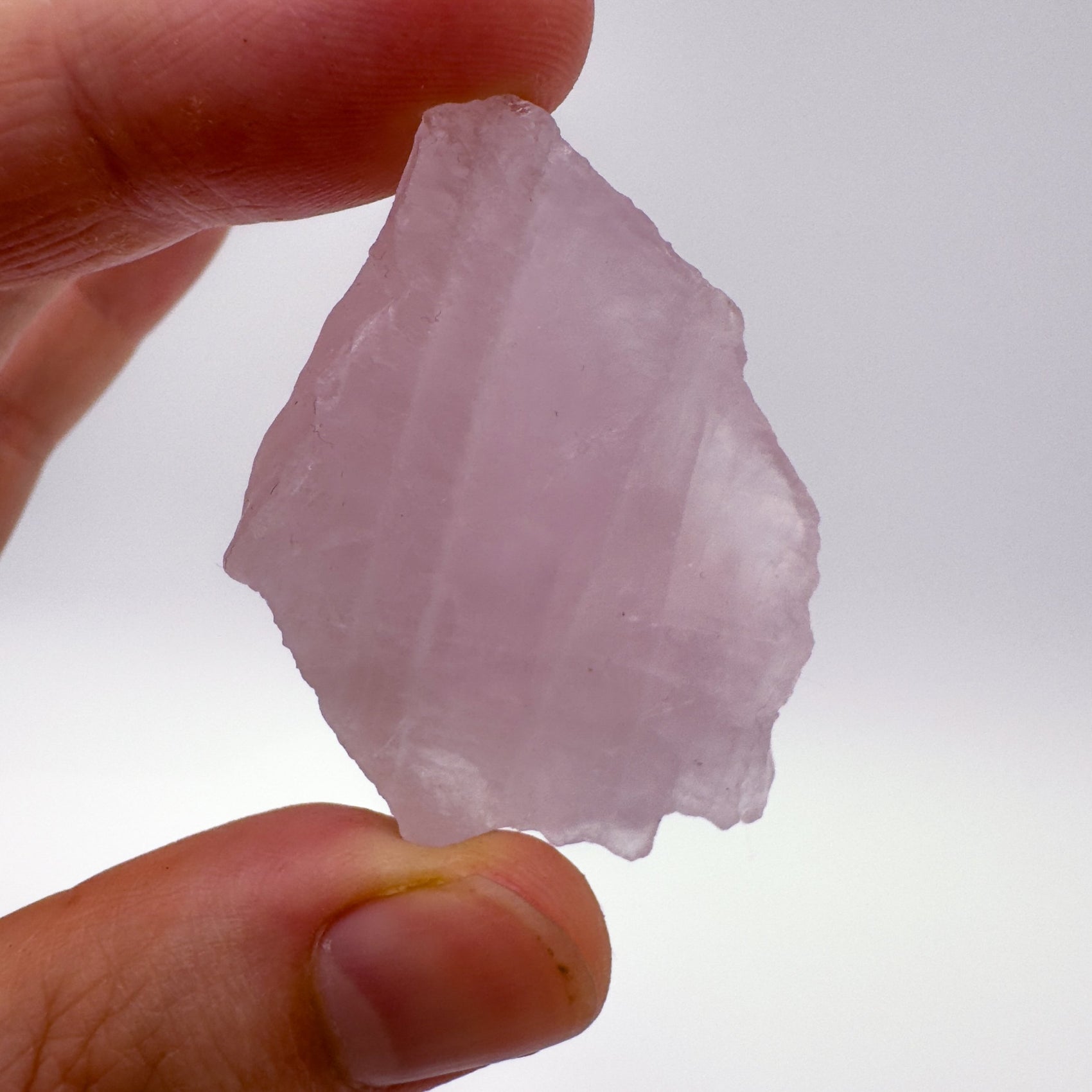 Rose Quartz raw crystal in Pink tones from Madagascar for Emotional Healing and Stress Relief