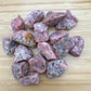 Full profile of Grade A Orange Calcite raw ready to ship from Beyond Bohemian