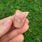 Full profile of Grade A Orange Calcite raw ready to ship from Beyond Bohemian