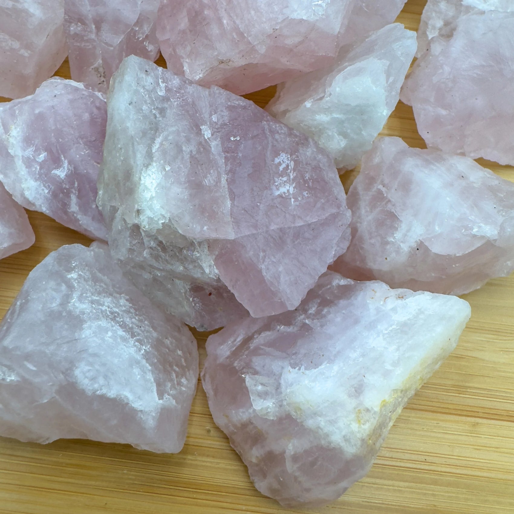 Rose Quartz raw crystal in Pink tones from Madagascar for Emotional Healing and Stress Relief