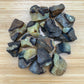 Back view of Grade AA Septarian raw showing natural surface