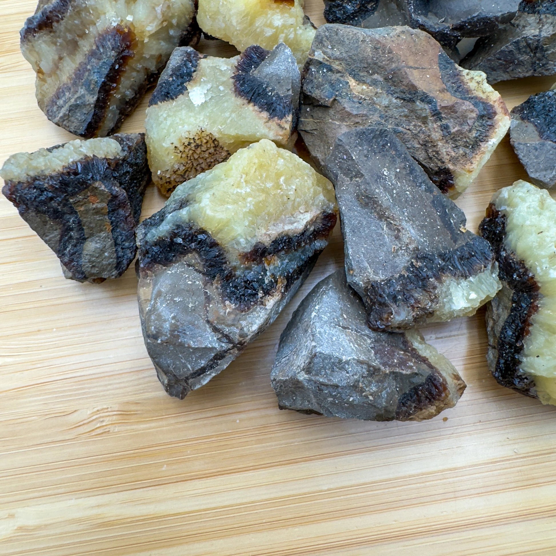 Full profile of Grade AA Septarian raw ready to ship from Beyond Bohemian