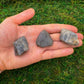 Full profile of Grade A Labradorite raw ready to ship from Beyond Bohemian