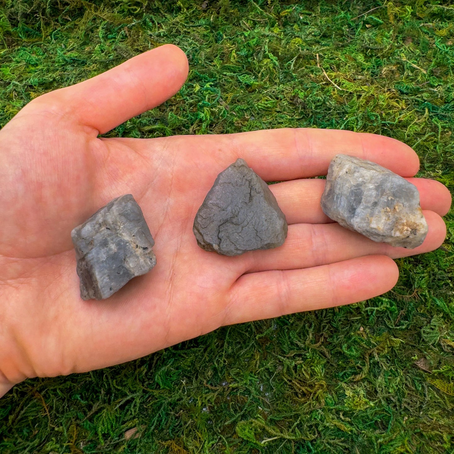Full profile of Grade A Labradorite raw ready to ship from Beyond Bohemian