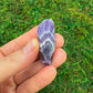 Full profile of Grade AA Chevron Amethyst raw ready to ship from Beyond Bohemian