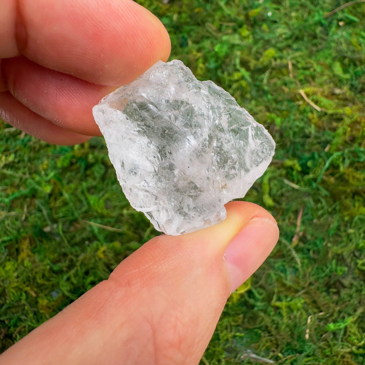 Full profile of Grade AA Clear Quartz raw ready to ship from Beyond Bohemian