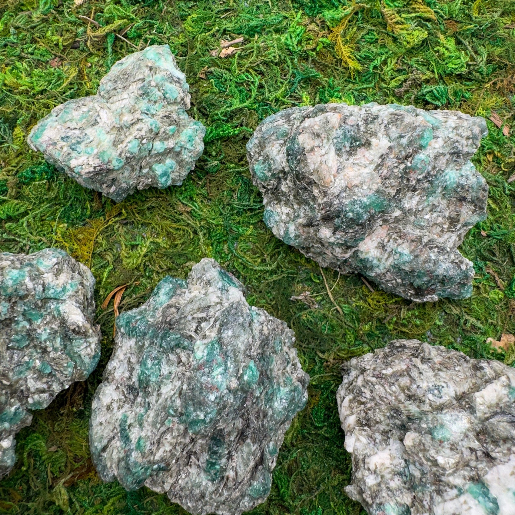 Full profile of Grade AA Emerald specimen ready to ship from Beyond Bohemian