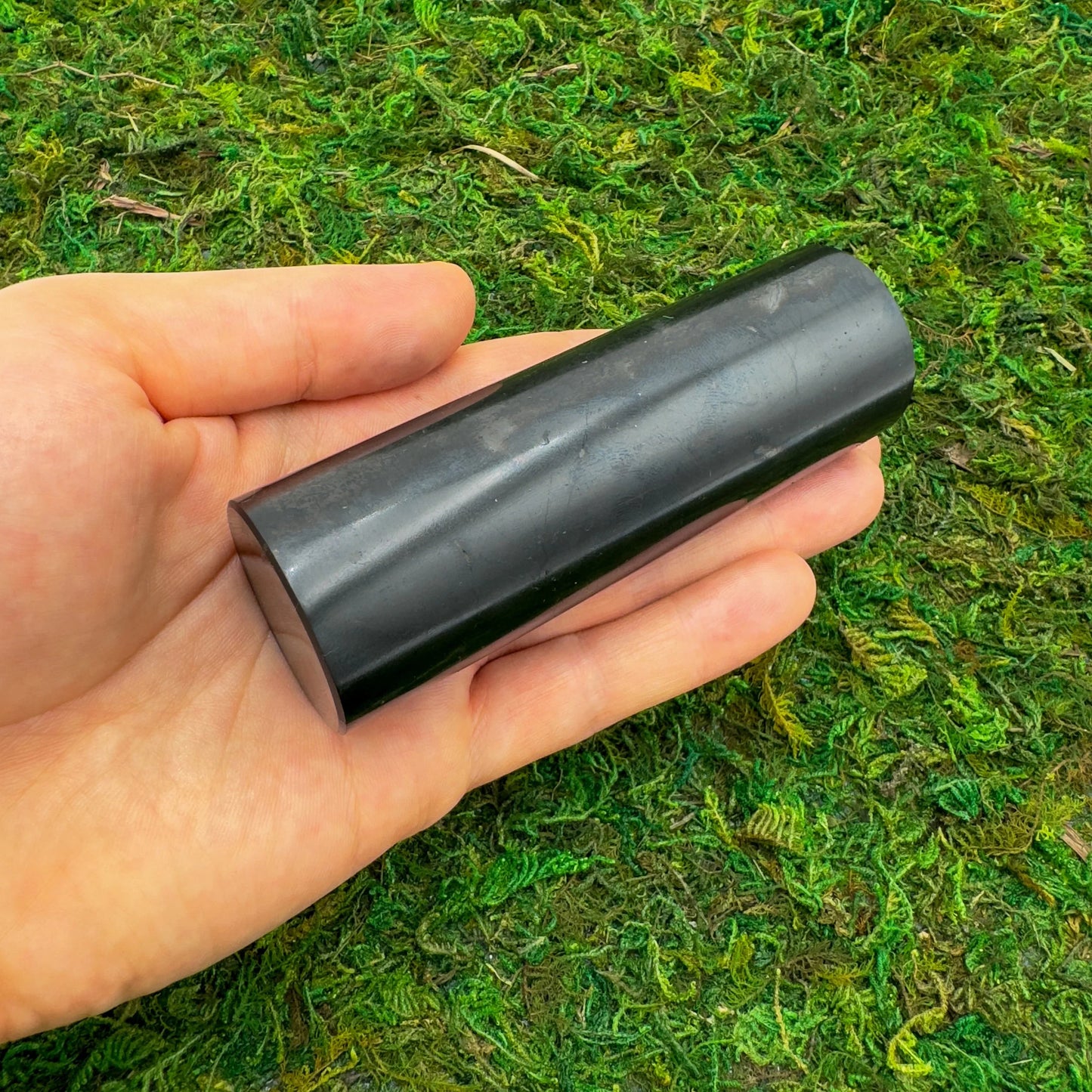 Full profile of Grade Type III - Regular Grade Shungite polished crystals & decor ready to ship from Beyond Bohemian