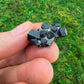 Base detail of Grade AA Black Tourmaline raw