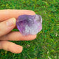 Full profile of Grade AA Amethyst raw ready to ship from Beyond Bohemian