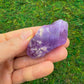 Full profile of Grade AA Amethyst raw ready to ship from Beyond Bohemian