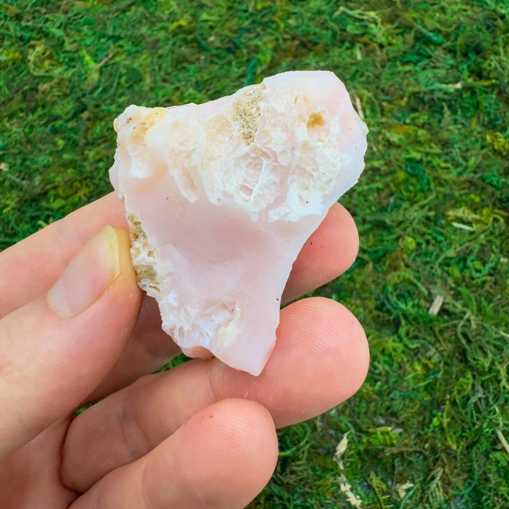 Bulk Pink Opal raw stones from Peru, Pink stones for Emotional Healing