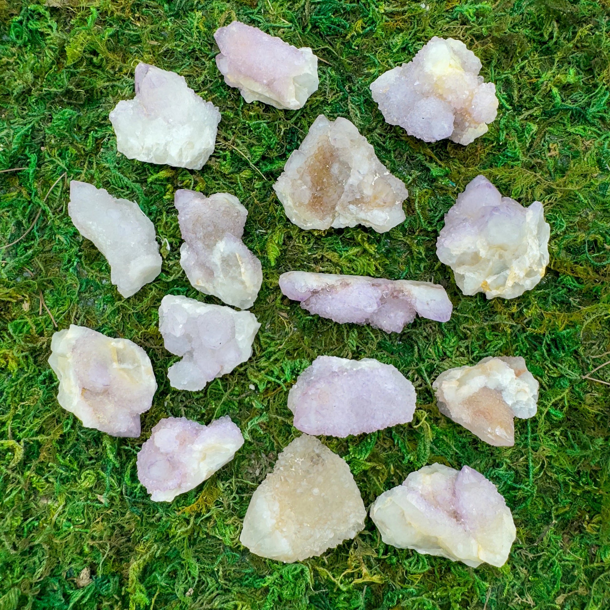 Alternate angle of Grade AA Quartz raw showing overall shape